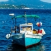 Small Fisherboat in the Harbour - Meditterranean Sea Story