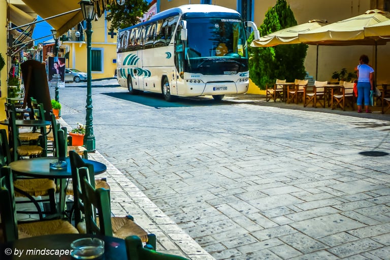 Modern KTEL Bus in Koroni - Travel