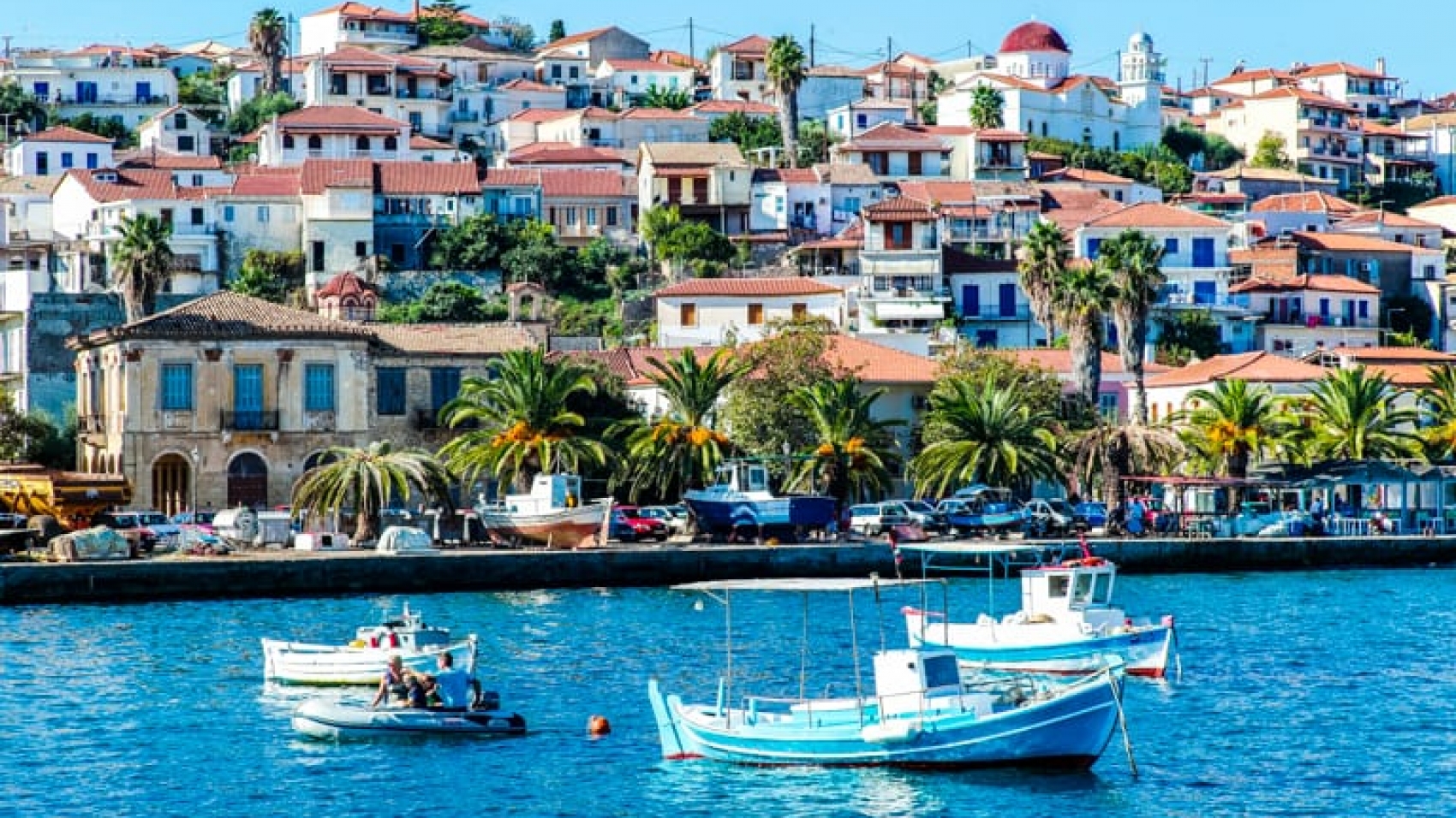 Koroni Skyline With Marina And Harbour - Mediterranean Spirit of Koroni