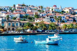 Koroni Skyline With Marina And Harbour - Mediterranean Spirit of Koroni