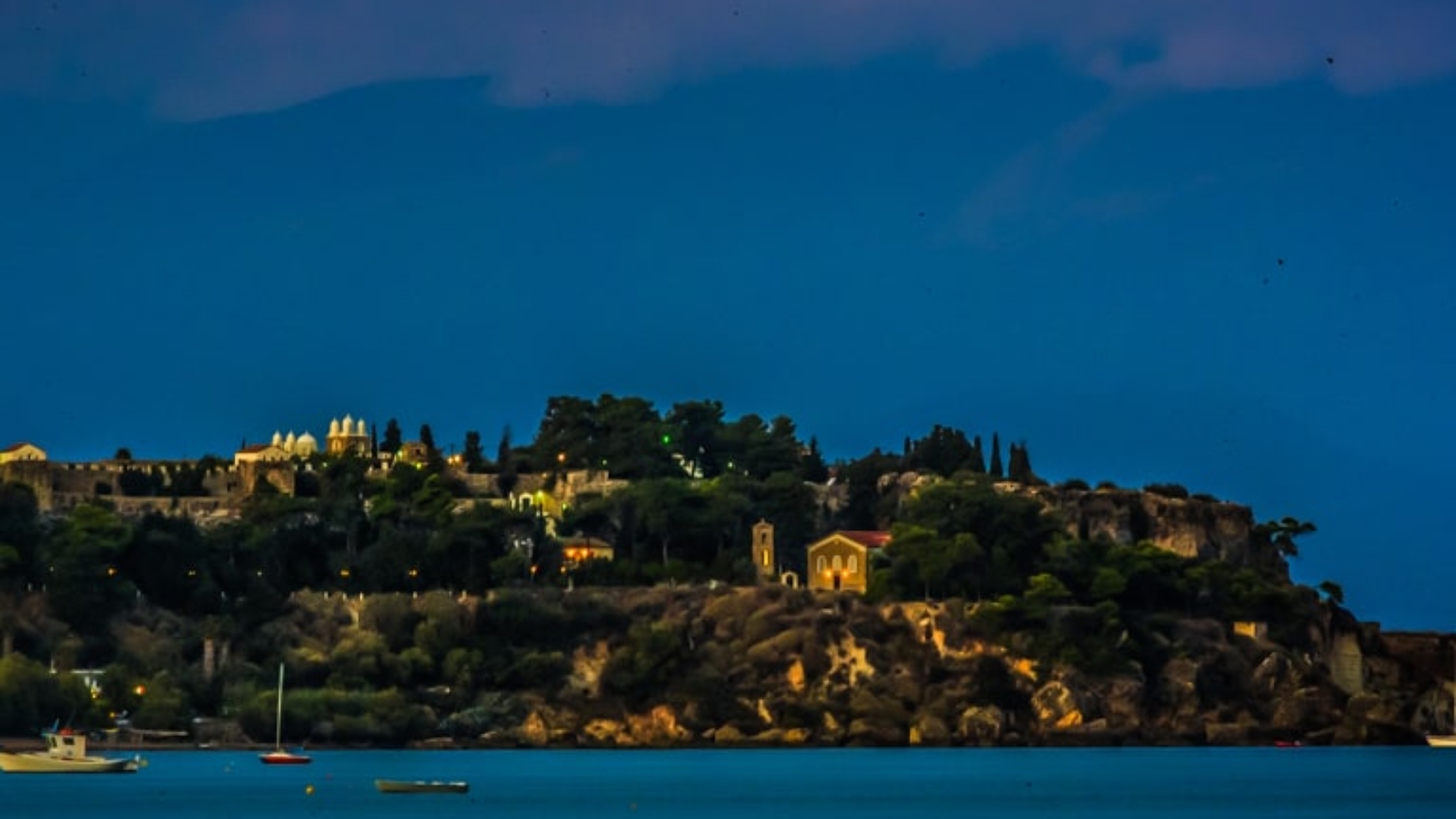 Nightrise at Eleistria, seen From Limanaki