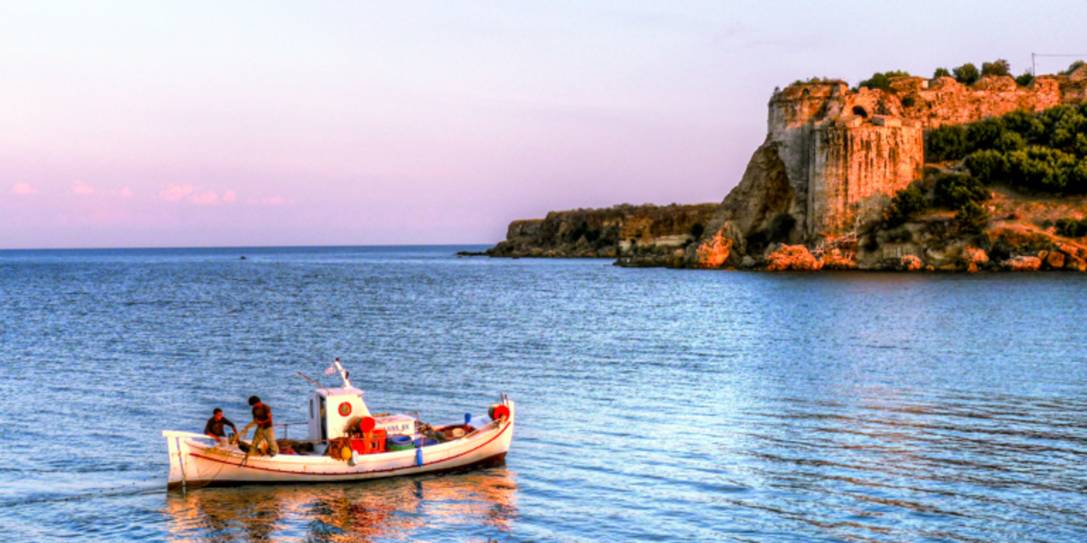 Fisherboat near Kastro