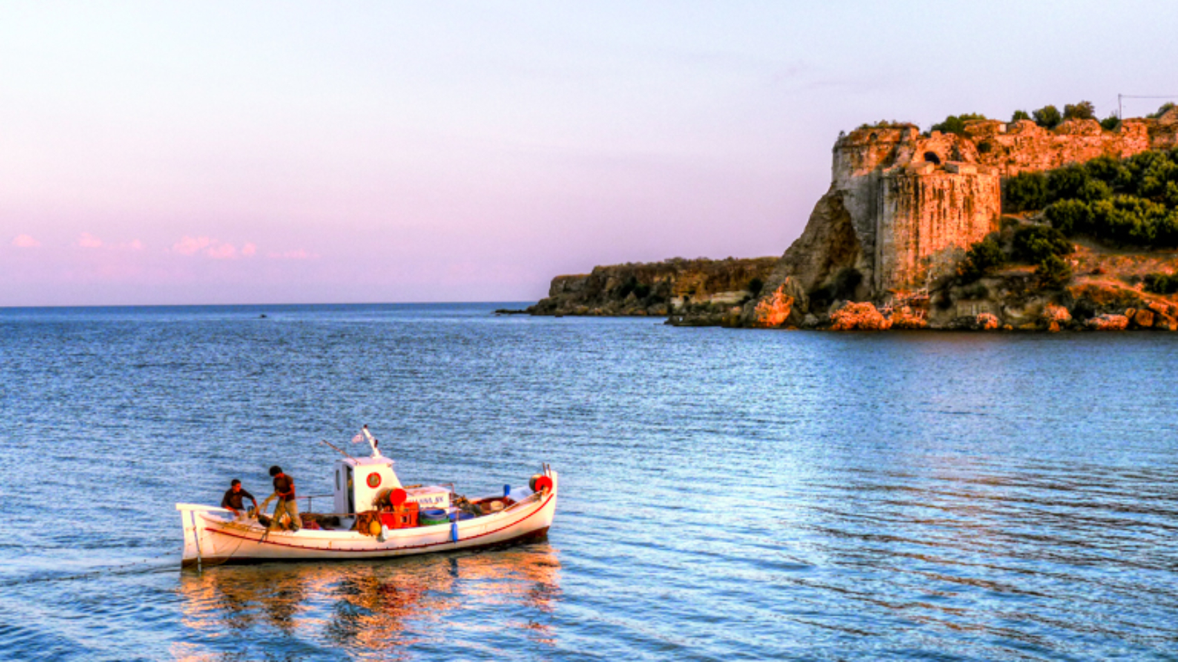 Fisherboat near Kastro