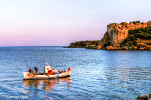 Fisherboat near Kastro