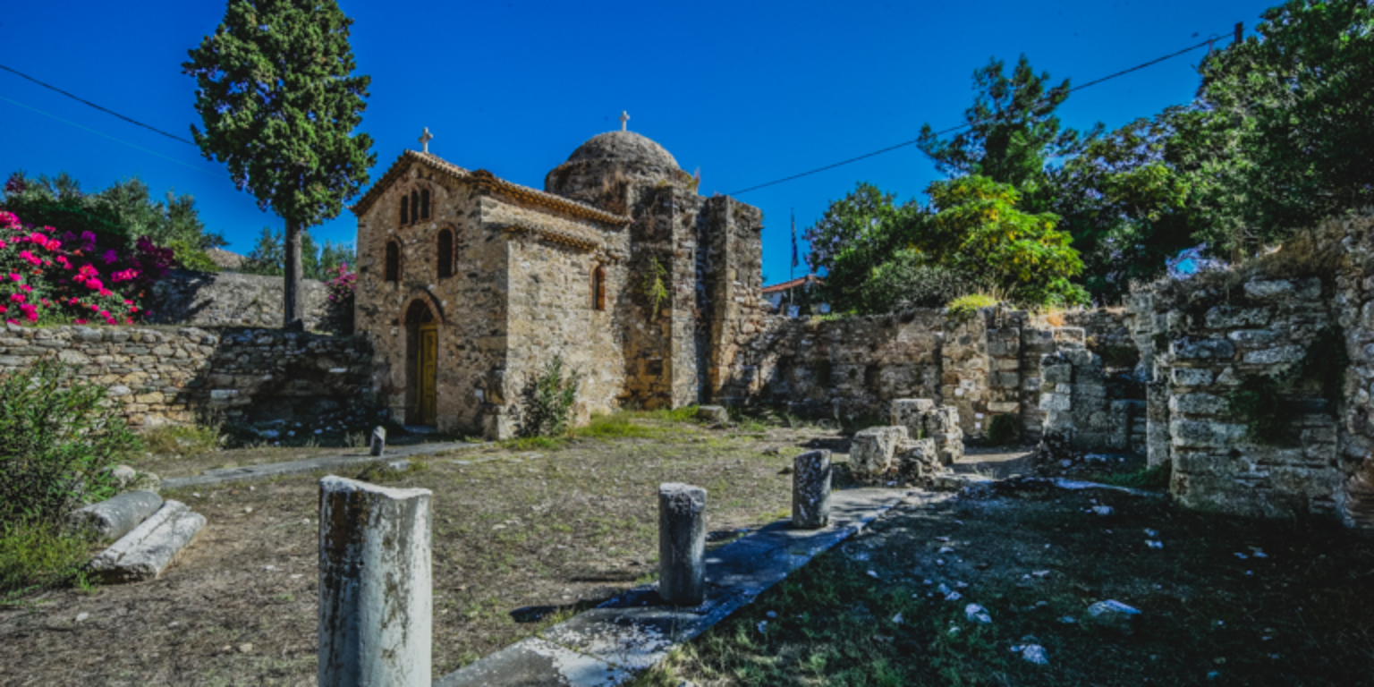 Apollo Temple Ruin and Byzanthine Agia Sophia