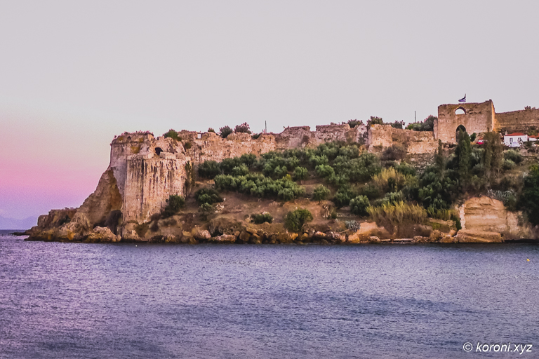 Koroni Kastro in the Evening - Skyline