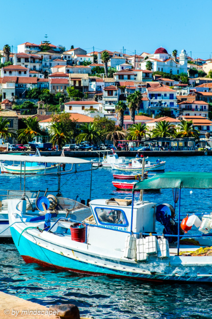 Fisherboats in the Harbour - Koroni Sea Story