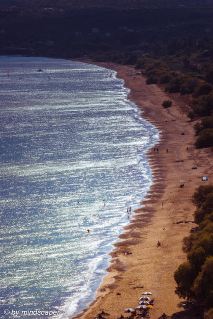 Zanga Beach in the Afternoon Lights - Koroni Beaches