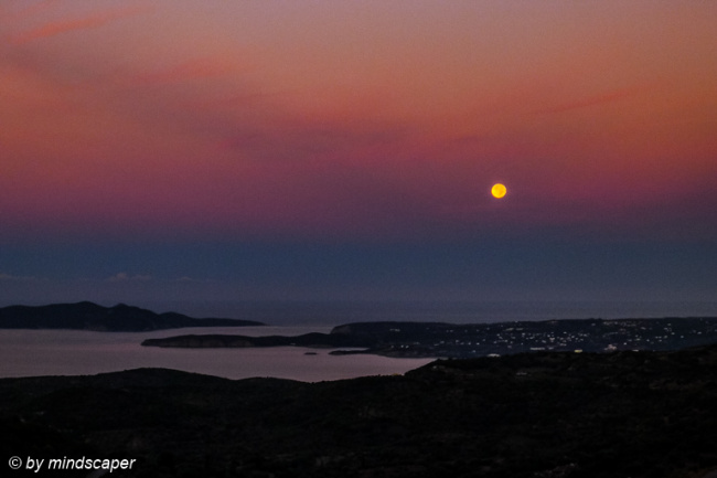 Fullmooon Above Finikounda-Methoni