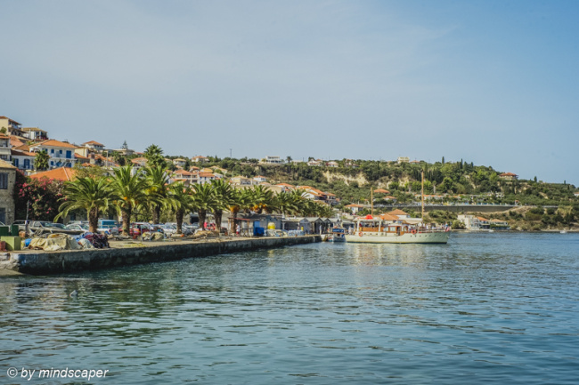 Tourist Cruiser in Koroni Harbour